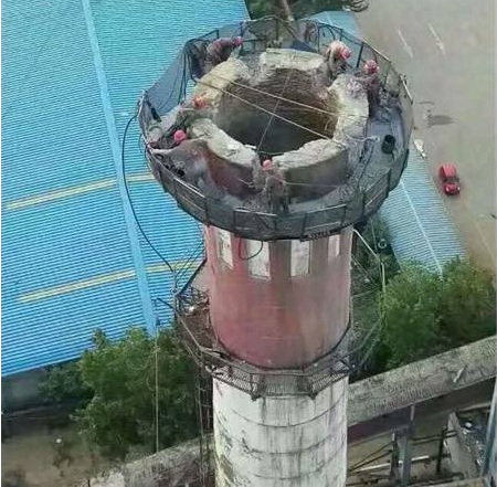 青島砼煙囪拆除