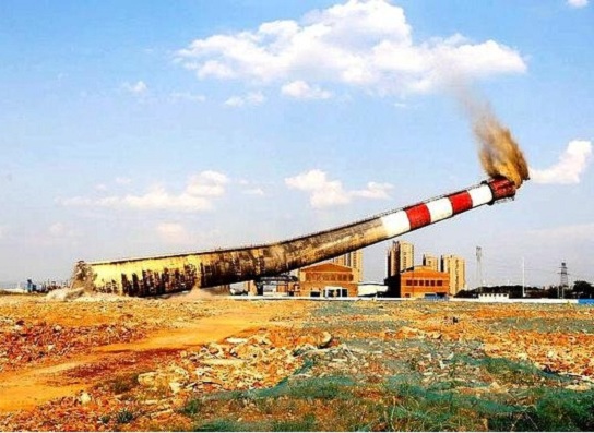 青島煙囪爆破拆除本地價格
