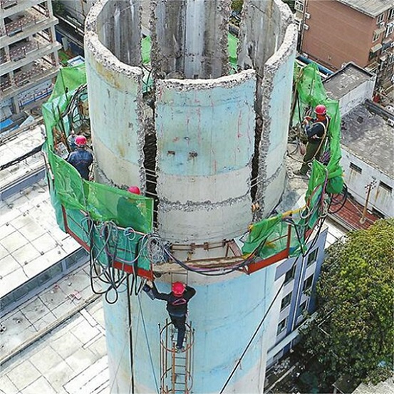 河北煙囪拆除:高超技藝,綠色拆除